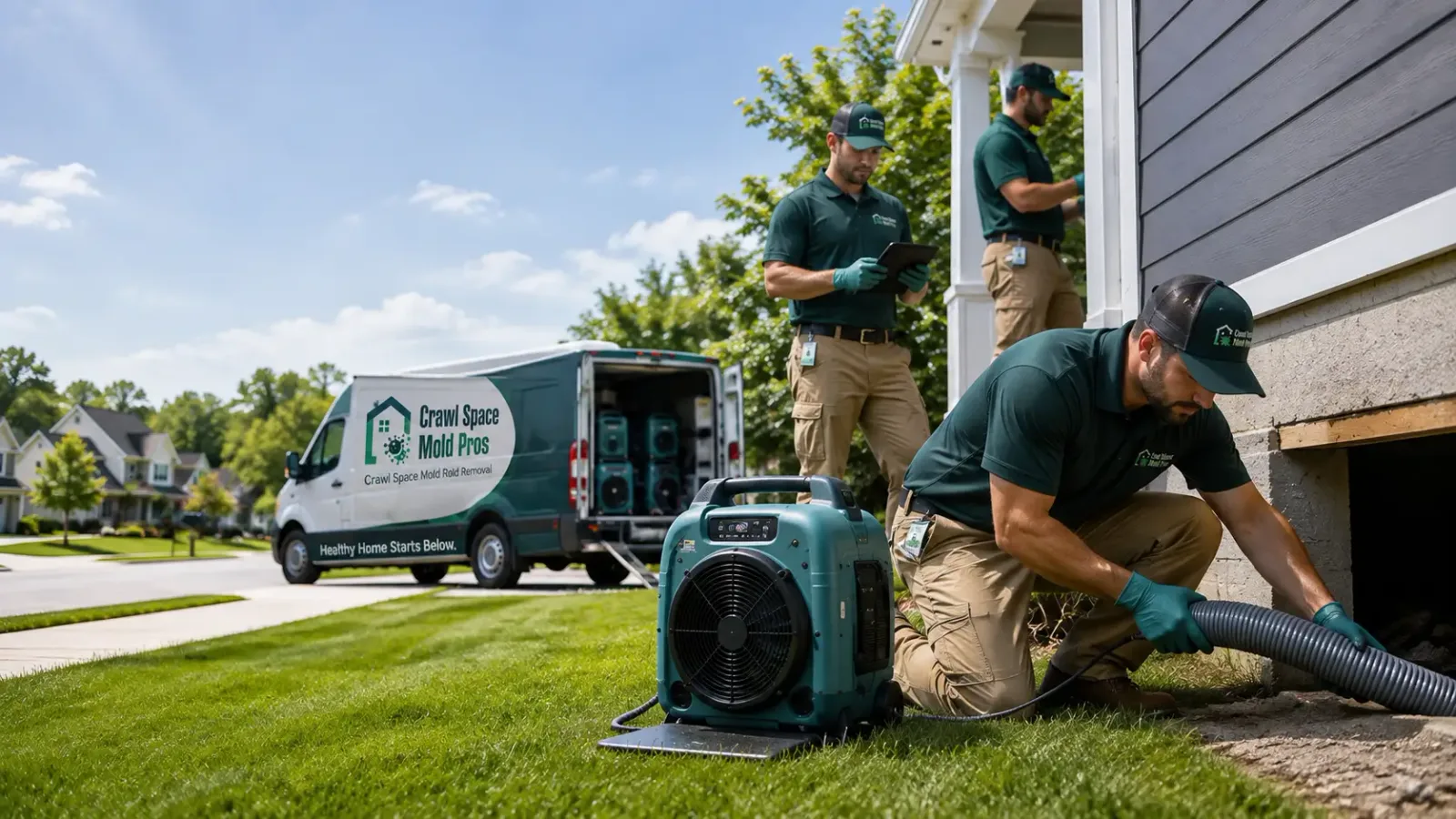 Crawl Space Mold Removal in Williston, OH